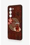 Oppo A5 5g Compatible Carpet and Tea Pattern Silicone Case - 4