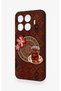 Mi 17t Pro 5g Compatible Carpet and Tea Pattern Silicone Case - 3