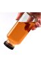 6 Pack Glass Juice Bottles with Lids Reusable Glass Square Beverages Drinking Jars with Tamper- - 3