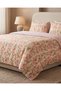 Pink 3 Piece Floral Printed Duvet Cover Set - 3