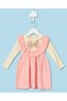 Infant Girls Pink Plain Knitted Dress