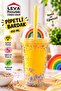Yellow Cup with Straw and Figure 450ml - 2