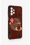 Samsung A23 Compatible Carpet and Tea Patterned Silicone Case - 3