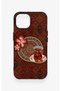 iPhone 15 Compatible Carpet and Tea Patterned Silicone Case - 3