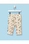 Infant Girls White All Over Print Corduroy Trouser - 4