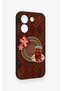 Poco X8 Pro Compatible Carpet and Tea Pattern Silicone Case - 4