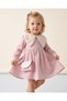 Sara Lace Collar Detailed Chain Bag Girls' Dress - 6