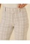 Women Grey Textured Tweed Wide Leg Trousers - 4