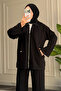 6644 - Stylish, Comfortable, Loose-Fitting Modal Fabric Women's Set with Hem Stitching Detail - 5
