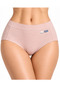 Set of 5 Women's High Waist Modal Fabric Daisy Patterned Panties - 5
