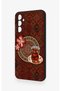 Samsung A24 Compatible Carpet and Tea Patterned Silicone Case - 4