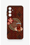 Samsung A16 Compatible Carpet and Tea Patterned Silicone Case - 2