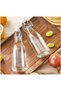 6Pack 8oz Flip Top Glass Bottle Swing Top Bottles with Airtight Seal Flip Caps for Kombucha, Be - 3