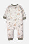 Interlock Sleeping Bag Without Booties Printed (Stone Age) Green - 2