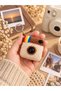 Hubush Handmade Camera Keychain Themed Gift Set with 6 Mini Photos - 4