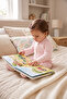Interlock Jumpsuit with Booties (Rabbit and Carrots) Pink - 4