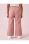 Girls Pink Patch-Pocket Straight Trousers - 4