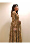 Yellow & White Printed Viscose Anarkali Suit Set - ALV2265 | Yellow & White-Size:L-40-Inches - 4