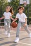 Girls' and Boys' Basic Pocket Tracksuit Single Bottom W0130 - 4