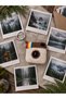 Hubush Handmade Camera Keychain Themed Gift Set with 6 Mini Photos