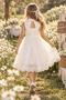 Half-High Collar, Lace Hem, Tulle Dress for Ages 8-12, Special Occasion, Birthday - 2