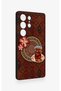Samsung S25 Ultra Compatible Carpet and Tea Patterned Silicone Case - 3