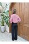 Women's Plaid Patterned Stand Collar Buttoned Shirt - 3