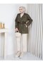 Women's Waterproof Trench Coat with Buttons, Belt, and Pockets - 4