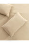 Beige Solid Flat Sheet 160x270cm (Twin Size) - 6