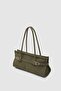 Enyola Vintage Suede Bag Khaki - 4