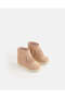 Girls Pink Fringed High Top Sneakers - 2