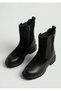 1950864K Genuine Leather Boots with Rubber Details for Women - 4