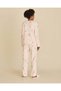 Senior Girls White Printed Microfleece Pajama Set - 5