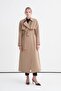 Lesna Trenç Trench Coat Camel 13560 - 4