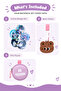 Mocha Duo Backpack 17 Inch School Bag with Anti-Theft Pocket, Includes Bear Charm, Anime Badge Set, Mini Pouch, 43 x 28 x 18 cm - 3