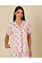 Women Pink Printed Hello Kitty Pyjama Set (2 Piece) - 2