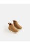 Girls Tan Heart Embossed High Top Sneakers - 2