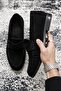 Repairable 100% Genuine Leather Suede Look Flexible Sole Comfortable Men's Loafer Shoes - 5