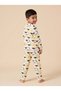 Boys Ivory Dinosaur Print Pyjama Set - 2