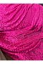 Lace Classic Thin Draped Fluffy Embroidered Fabric Fuchsia Pink Dressing Material - 2