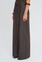 Women's Wide-Leg Stretchy Pants with Front Seam Detail - 2