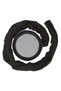 Mesh Sarık - Black Fabric - Black Skullcap - Plain Wrap - Mesh - 5 Meters (Taylasanli) - 3