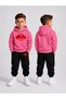Boy's Hooded Sweatshirt and Rubber-Cuffed Sweatpants Set – Winter Top and Bottom Set