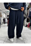 Navy Blue Loose Fit Belted Waffle Tracksuit Hm - 3