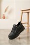 Women's Thick High Platform Sole Sneaker Lace-Up Comfortable Walking and Casual Sports Shoes Chunky Sole Sports Shoes - 2