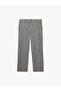 Viscose Blended Pocketed Buttoned Fabric Trousers