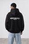 Men's Absofuckinlutely Printed Oversize Hoodie Black