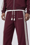 Men's Ffb Stripe Detailed Doubleface Tracksuit Set Claret Red - 5