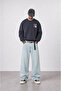 Men's Members Only Printed Oversize Sweatshirt Smoked - 4