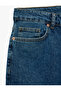 Cotton Regular Waist 5-Pocket Regular Tapered Jean Trousers - 3